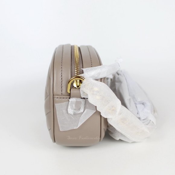 NWT TORY BURCH Kira Small Chevron Crossbody Camera Bag - Picture 9 of 13